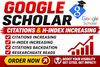 increase google scholar citation