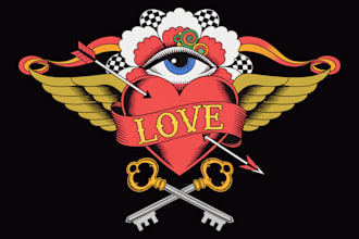 create a professional creative tattoo design