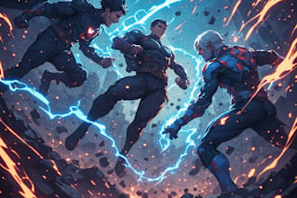 create custom comic book and graphic novel cover art