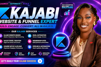 build kajabi website, online course funnel, kajabi webinar, membership funnel