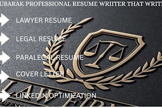 write lawyer resume paralegal resume legal resume  attorney resume cover letter