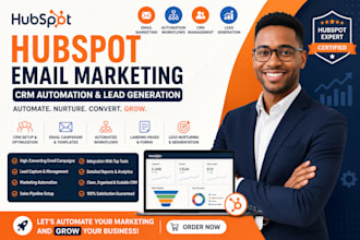 hubspot email marketing CRM automation lead generation specialist