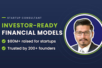 build an investor ready startup financial model and forecast