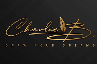 design handwritten signature logo