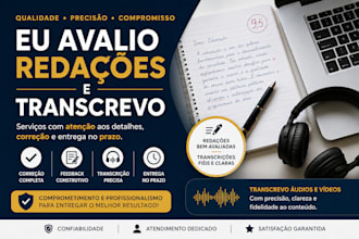transformo suas ideias em textos claros
