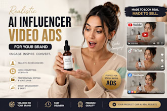 realistic ai influencer video ads for your brand