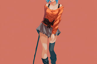 draw cute and beautiful anime art