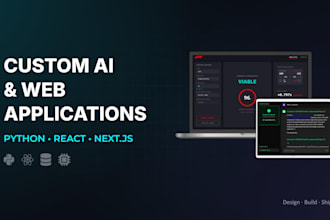 develop custom ai web applications using python, react, and mediapipe