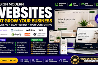 do hostinger wordpress webflow wix squarespace shopify duda automation website