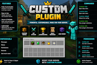 create custom minecraft plugin, fabric mod, plugin for fabric, forge, neoforge