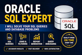 write oracle sql queries and reports