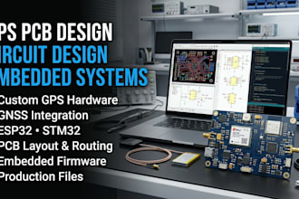 design gps pcb, circuit, and embedded systems