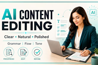 manually edit and proofread ai content for clear, natural flow