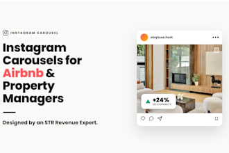 airbnb social media carousels for property managers