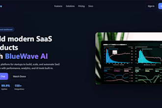 develop a responsive front end website for you