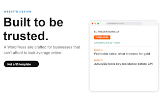 design a wordpress website, turns visitors into customers