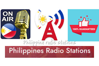 promote your song and get it played on 10 top philippines radio stations