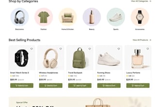 design a fast responsive shopify  website