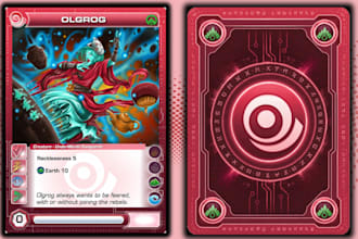 tcg card game design card game art tcg back design board game design board game