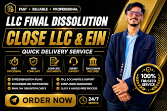 close or dissolve your llc in any USA state and close ein