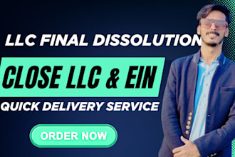 close or dissolve your llc in any USA state and close ein