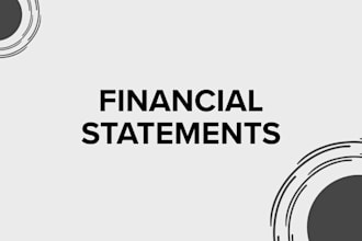 cpa financial statement, CPA letter and financial reports