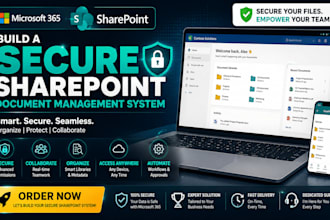 build a secure sharepoint document management system with microsoft 365