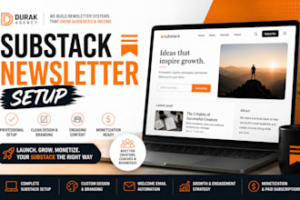 setup substack account, substack newsletter and manage posts