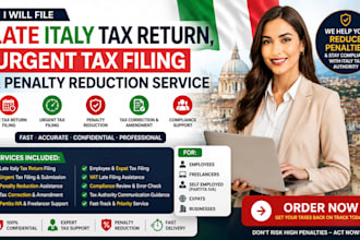 file late italy tax return urgent tax filing and penalty reduction service