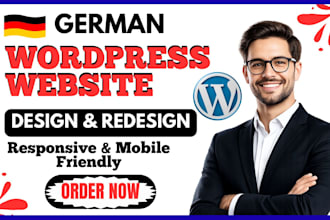 german wordpress website with elementor wordpress website design and redesign