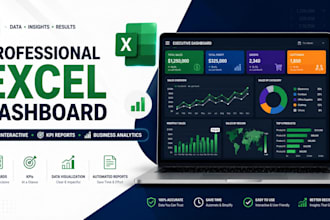 build a professional excel reports and business analytics dashboard