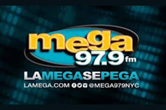 promote, feature and get your song played on mega 97,9 fm radio station