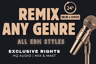 remix your song to any edm genre