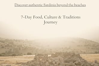 plan your authentic sardinia food and culture trip