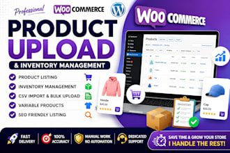 upload your woocommerce products and manage inventory