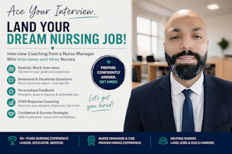 conduct a mock nursing interview with expert feedback
