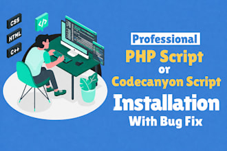 install and setup any PHP script or codecanyon script on your server