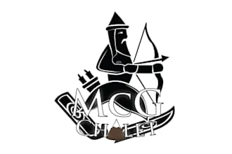 design awesome ski cabin logo for you