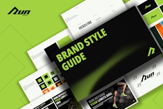 do custom logo, corporate brand identity, brand style guide, branding kit design