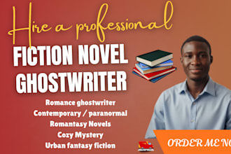 ghostwrite urban fantasy, contemporary romance, cozy mystery fiction novel