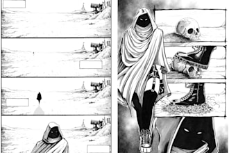 draw a professional comic book page