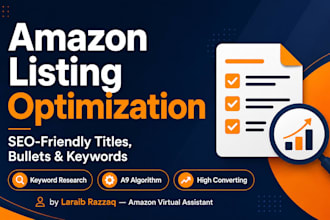 create SEO optimized amazon listing title bullets and backend keywords