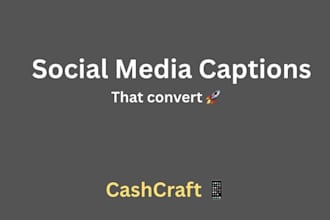 write engaging social media captions for your brand
