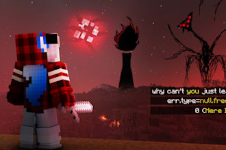 make any style minecraft thumbnail for youtube