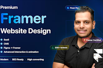 design and build a premium framer website