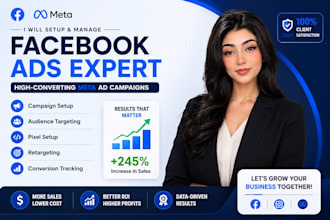 setup, manage, and optimize facebook ads campaigns for maximum ROI