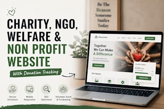 do charity website ngo welfare website non profit website with donation tracking