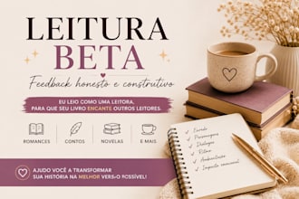 professional beta reader for you
