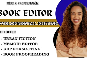 developmental edit, proofread, urban fiction, fantasy novel, memoir book editor