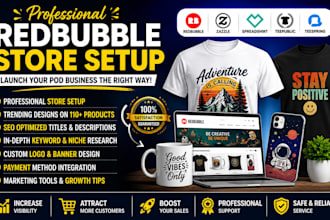 setup print on demand redbubble store and upload designs